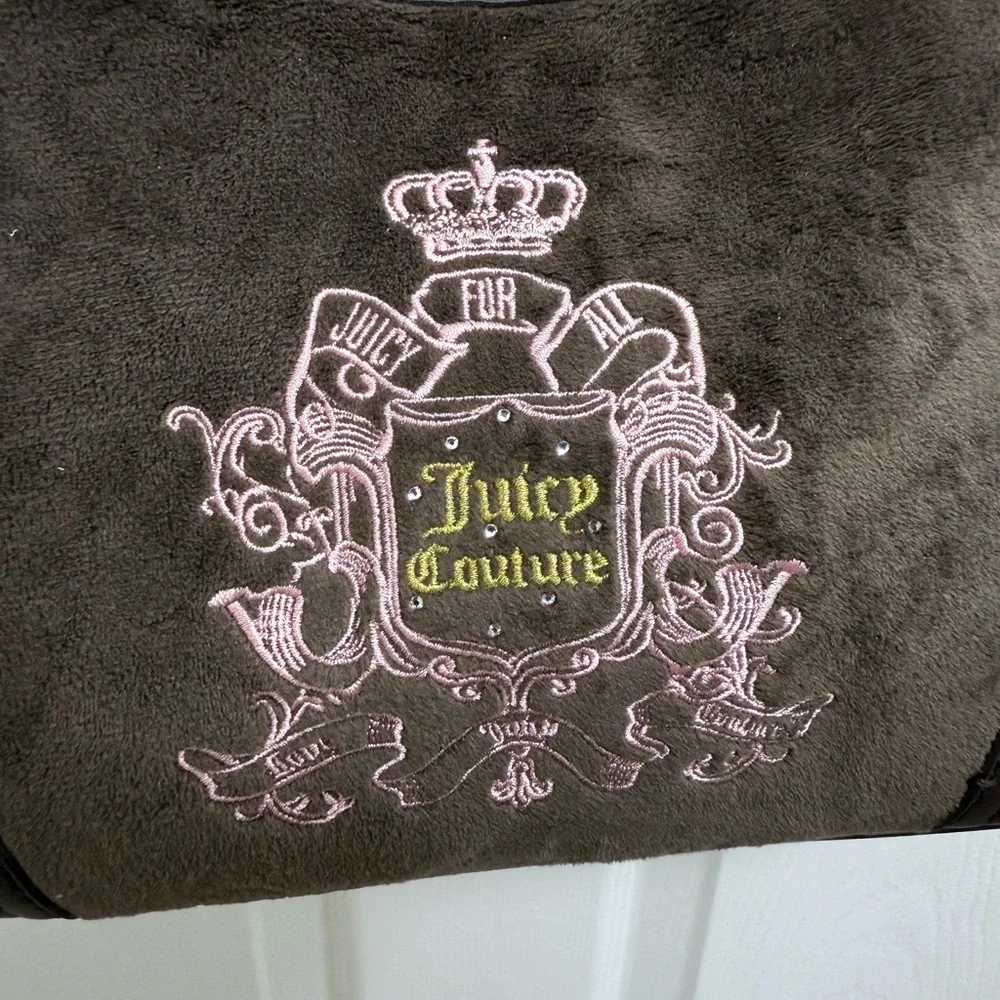 NWT Juicy Couture Juicy For All Hobo in Chocolate with Gold Accents - Picture 3 of 7